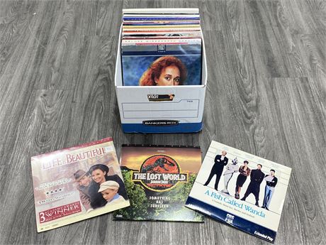 BOX OF 27 COLLECTIBLE LASER DISCS