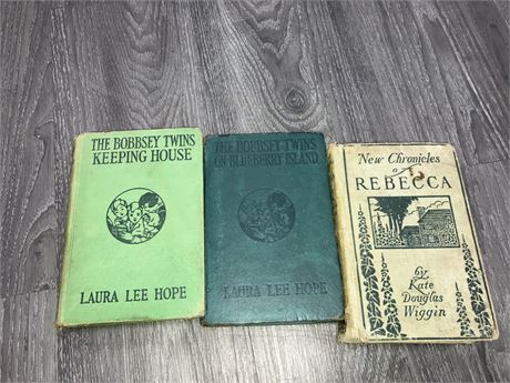3 RARE BOOKS FROM EARLY 1900's (1907, 1917,1925)