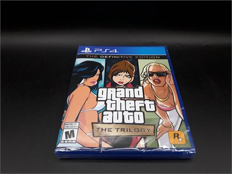 SEALED - GRAND THEFT AUTO TRILOGY DEFINITIVE - PS4