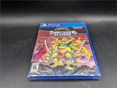 SEALED - TURTLES SHREDDERS REVENGE - PS4