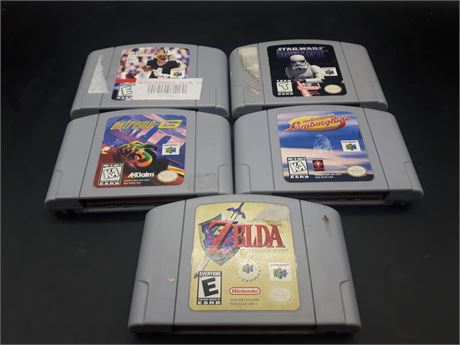 COLLECTION OF N64 GAMES
