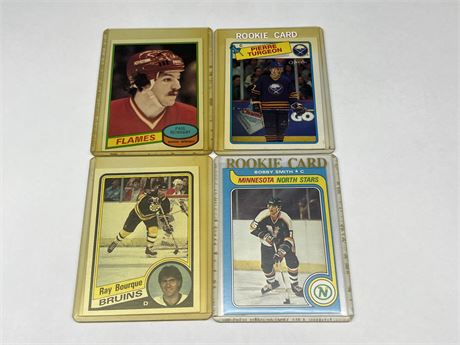 (4) 1980’s NHL CARDS