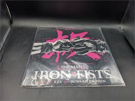 MAN WITH THE IRON FIST - RZA & HOWARD DROSSIN (E) EXCELLENT CONDITION - VINYL
