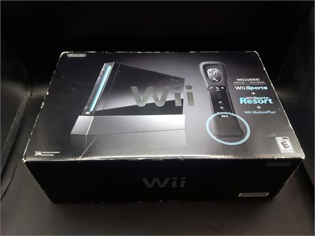 NEW - WII CONSOLE - GAMES AND CONTENTS FACTORY SEALED