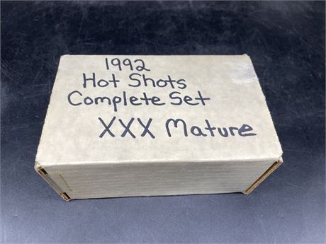 92’ HOT SHOTS XXX ADULT COMPLETE COLLECTOR CARDS SET