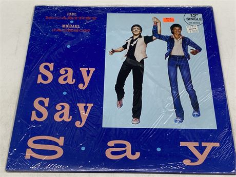 SEALED OLD STOCK PAUL MCCARTNEY AND MICHAEL JACKSON - SAY SAY SAY