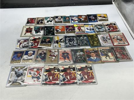 40+ NHL ROOKIE CARDS - MAJORITY STARS
