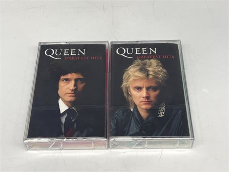 2 NEW QUEENS GREATEST HITS CASSETTE TAPES 2021