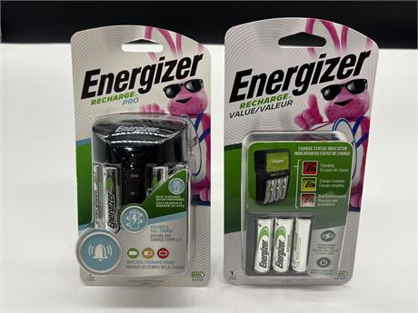 2 NEW ENERGIZER RECHARGE BATTERY PACKS