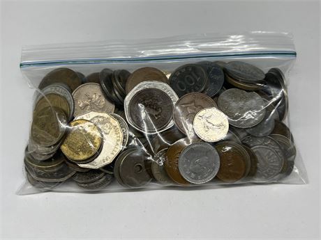2LBS OF WORLD COINS