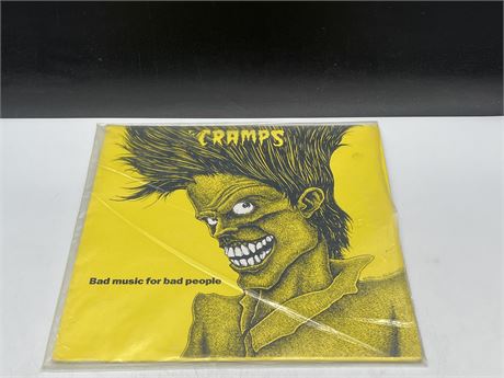 THE CRAMPS - BAD MUSIC FOR BAD PEOPLE - VG+