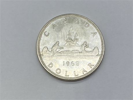 SILVER 1962 CANADIAN DOLLAR