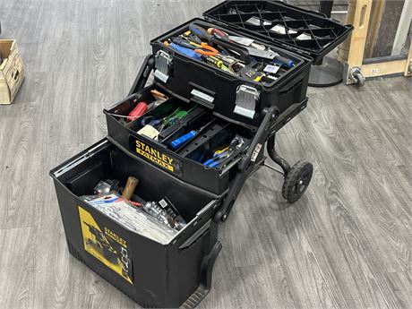 STANLEY FATMAX TOOL BOX FULL OF CONTENTS