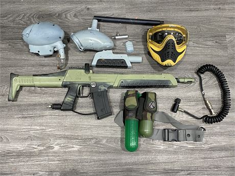 PAINT BALL LOT - SP8 W/ACCESSORIES