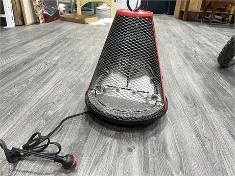 MCM ELECTROHOME PYRAMID ELECTRIC HEATER WORKS 16” (MADE IN CANADA)