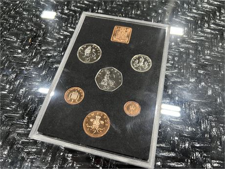 1971 BRITISH PROOF COIN SET (MINT IN CASE)