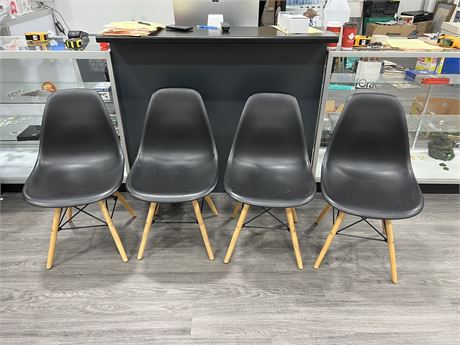 4 HERMAN MILLER STYLE CHAIRS