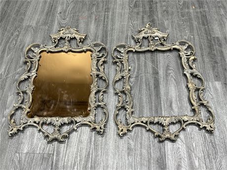 SYROCCO STYLE FRAMED MIRROR AND FRAME 20X32”
