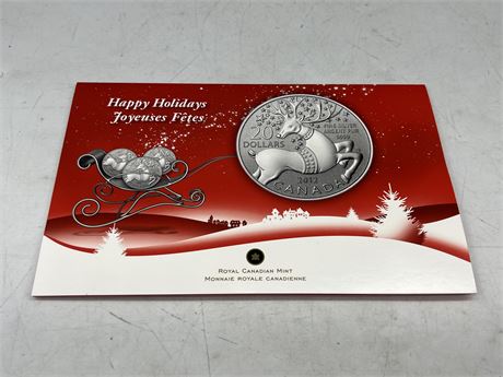 2012 $20 RCM FINE SILVER COIN