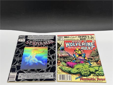 THE AMAZING SPIDER-MAN #365 + WHAT IF WOLVERINE #31