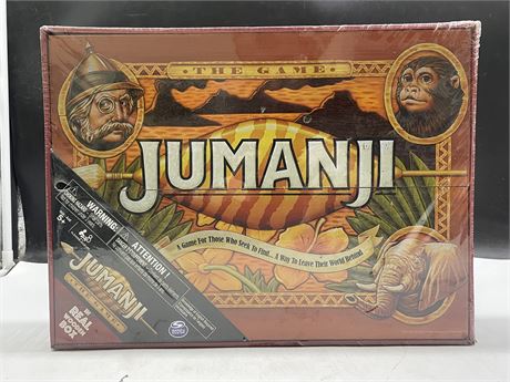 SEALED JUMANJI WOODEN SPECIAL EDITION GAME