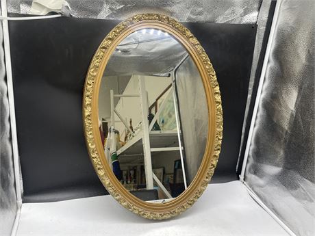 VINTAGE MADE IN CANADA WALL MIRROR 18”x26”