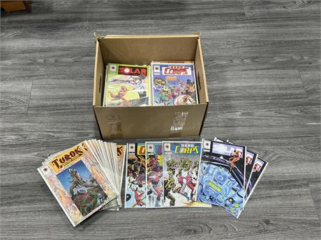 BOX OF BACK ISSUE STORE STOCK COMICS