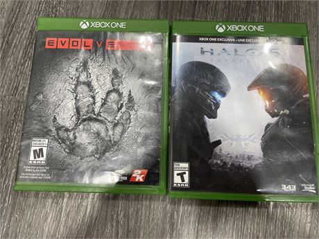 2 XBOX ONE GAMES
