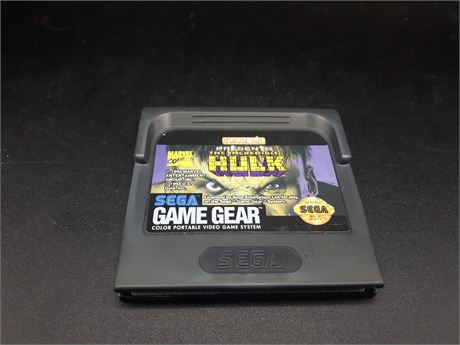 THE INCREDIBLE HULK - VERY GOOD CONDITION - GAME GEAR
