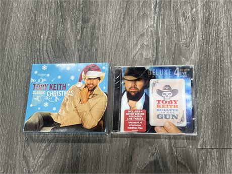 2 SEALED TOBY KEITH CDS