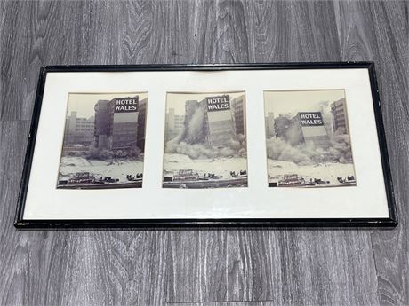 DEMOLITION OF THE HOTEL WALES, MARCH 1974 CALGARY 27X14”