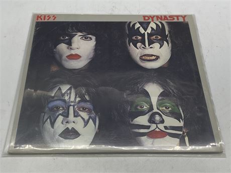 KISS - DYNASTY W/POSTER & INSERT - EXCELLENT (E)