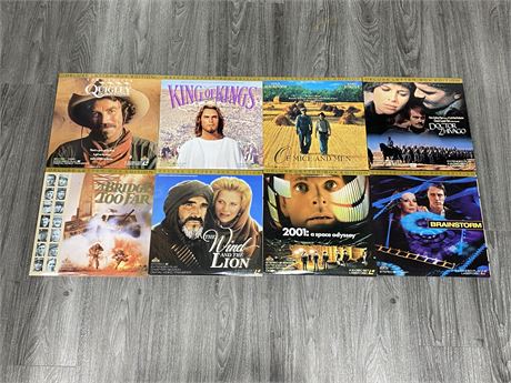 8 DELUXE LETTERBOX LASER DISCS (Good condition)