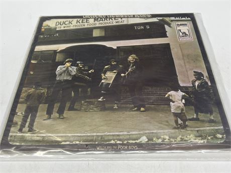 RARE VENEZUELA PRESS CCR - WILL & THE POOR BOYS - G (Scratched)