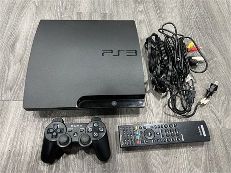 PS3 SLIM 500G COMPLETE W/CONTROLLER - WORKS