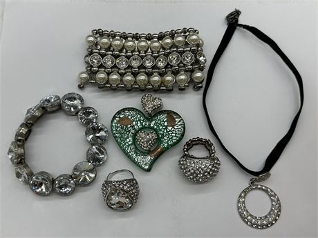 ASSORTED BLING JEWELRY
