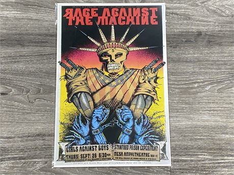 RAGE AGAINST THE MACHINE POSTER (12”X18”)