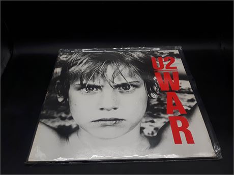 U2 - WAR - VERY GOOD CONDITION - VINYL