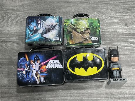 4 COLLECTABLE LUNCHBOXES