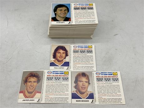 200+ 1983 NHL ESSO UNSCRATCHED HOCKEY CARDS