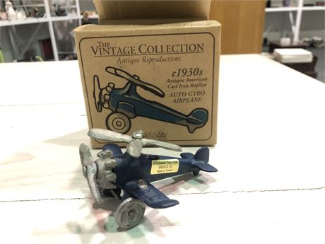 AUTO GYRO AIRPLANE COLLECTOR TOY (THE VINTAGE COLLECTION)