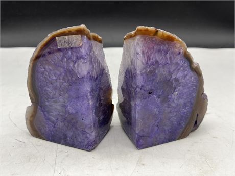 AGATE BOOK ENDS (5”)