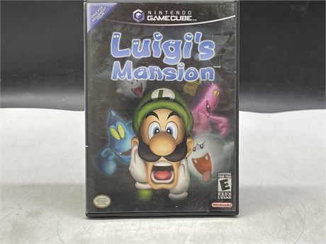 LUIGI’S MANSION - GAMECUBE CIB - EXCELLENT