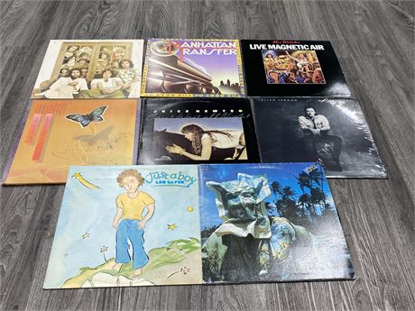 8 MISC RECORDS - GOOD CONDITION