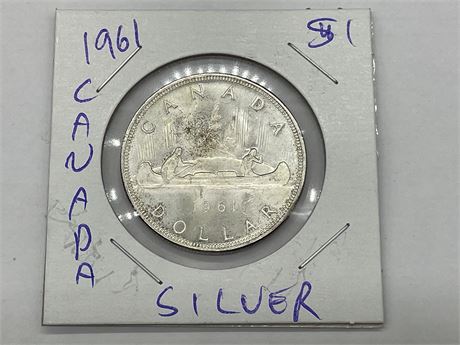 1961 CANADA SILVER DOLLAR