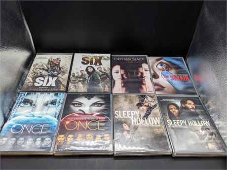 8 TV SERIES SEASONS AND MOVIES - VERY GOOD CONDITION - DVD