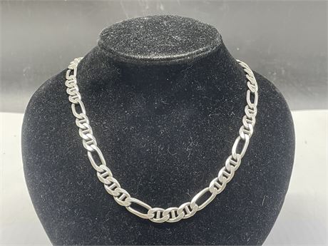 LARGE MENS 925 STERLING SILVER NECKLACE (24”)