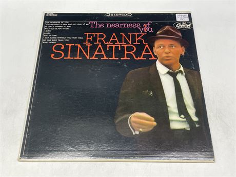 FRANK SINATRA ORIGINAL USA 1967 PRESS - THE NEARNESS OF YOU - VG+