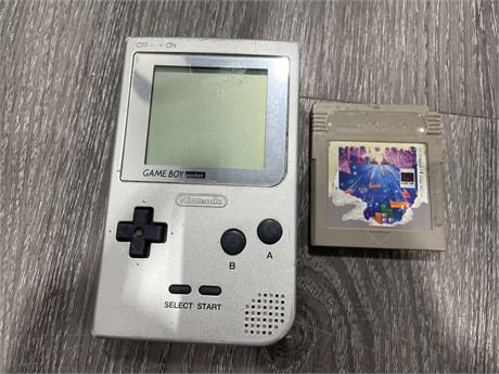 GAMEBOY POCKET WITH TETRIS (UNTESTED)