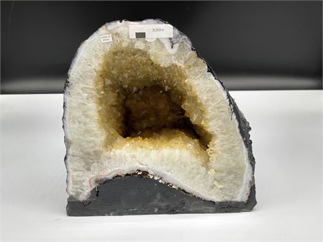 CITRINE CATHEDRAL GEODE (9.90kg / 9” TALL)